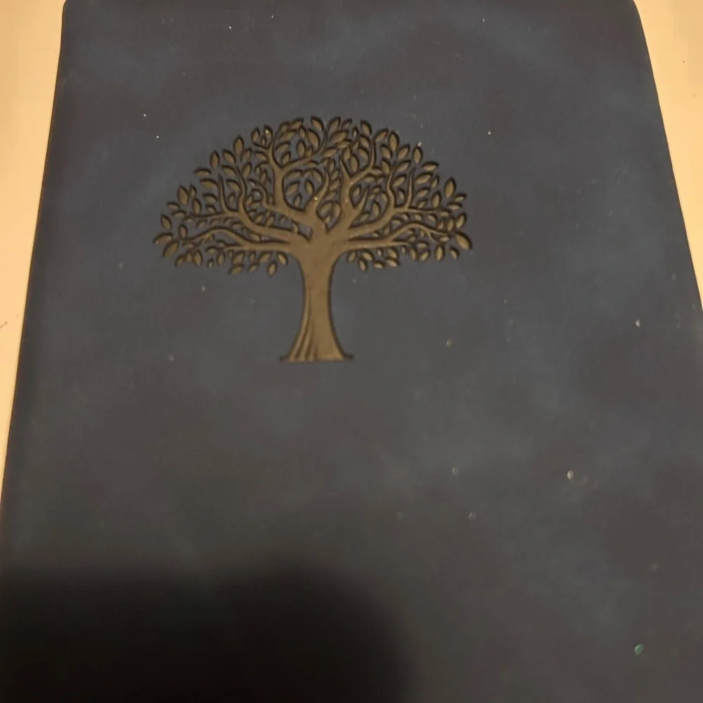 Blue notebook